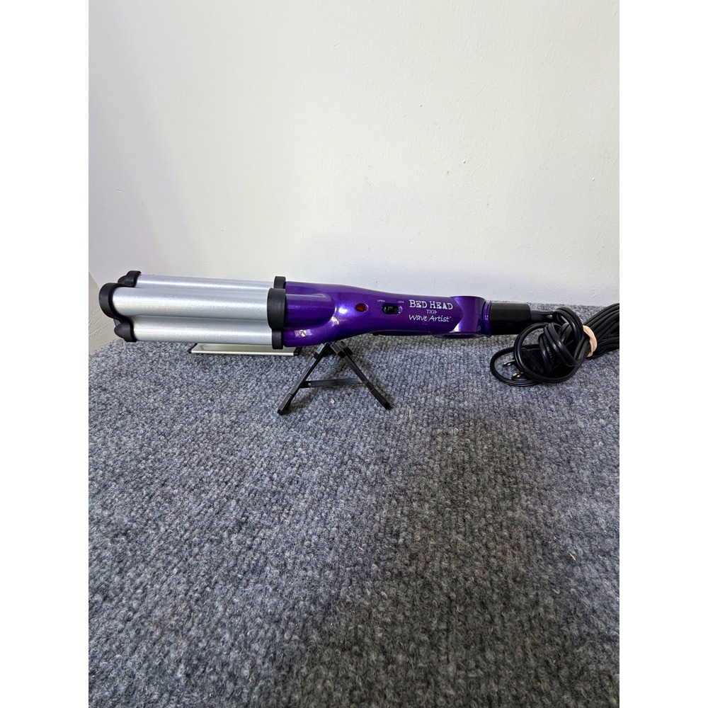 Bed Head TIGI Wave Artist Hair Waver, Adjustable Heat, Purple/Silver/Black